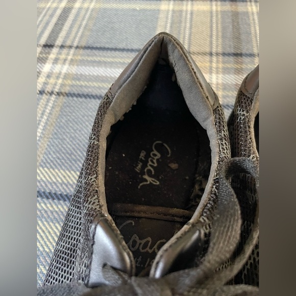 COACH Neala Mesh Casual Sneakers - Black - Picture 5 of 8